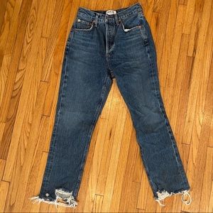 Agolde Riley High Rise Straight Crop 24